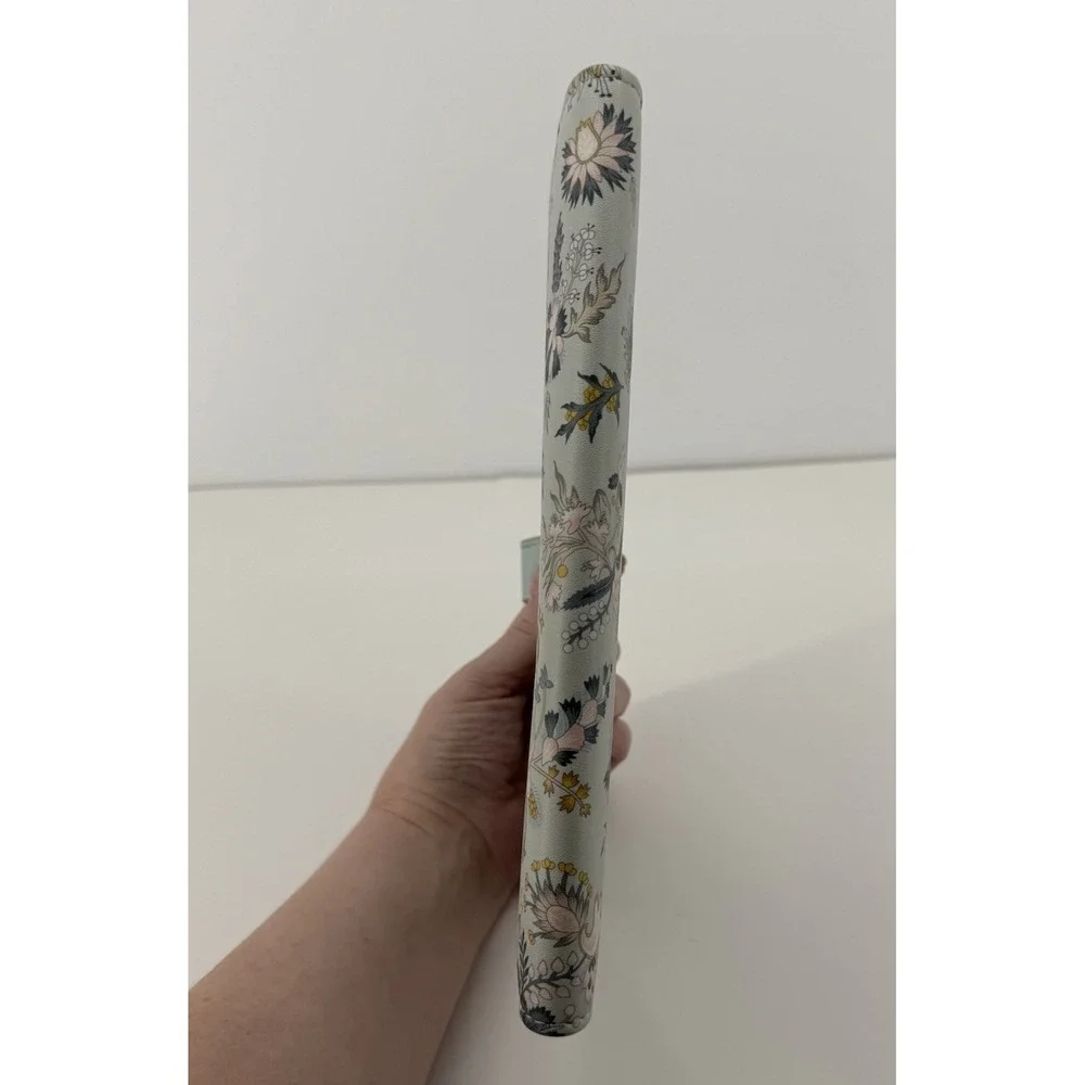 FranklinCovey Planner Love Wild Asparagus Floral Binder Organizer Blue HTF Rare